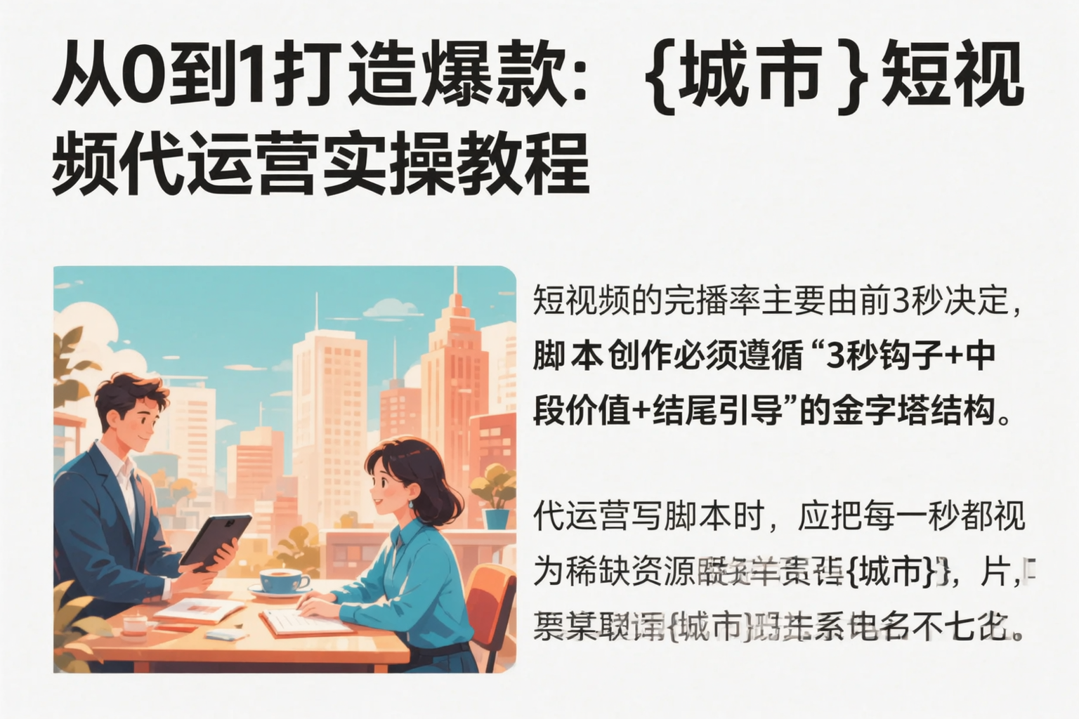 从0到1打造爆款：兴安短视频代运营实操教程
