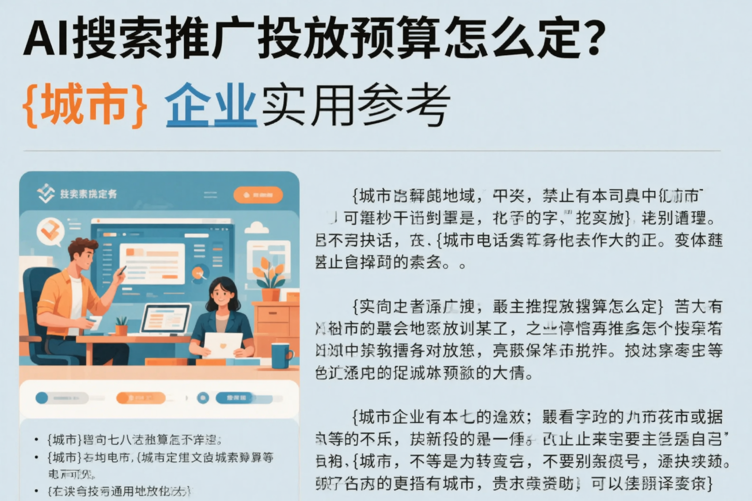 AI搜索推广投放预算怎么定?兴安企业实用参考