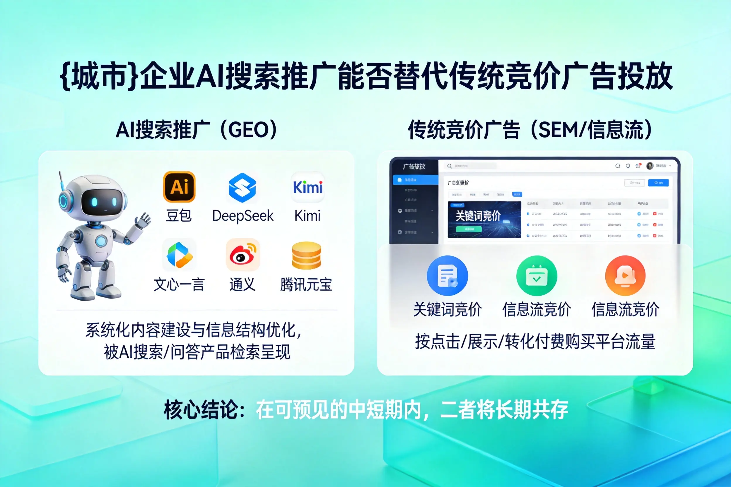 兴安企业AI搜索推广能否替代传统竞价广告投放