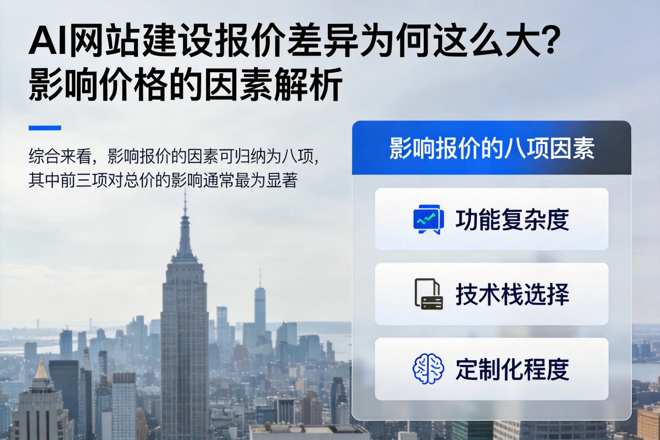兴安AI网站建设报价差异为何这么大？影响价格的因素解析