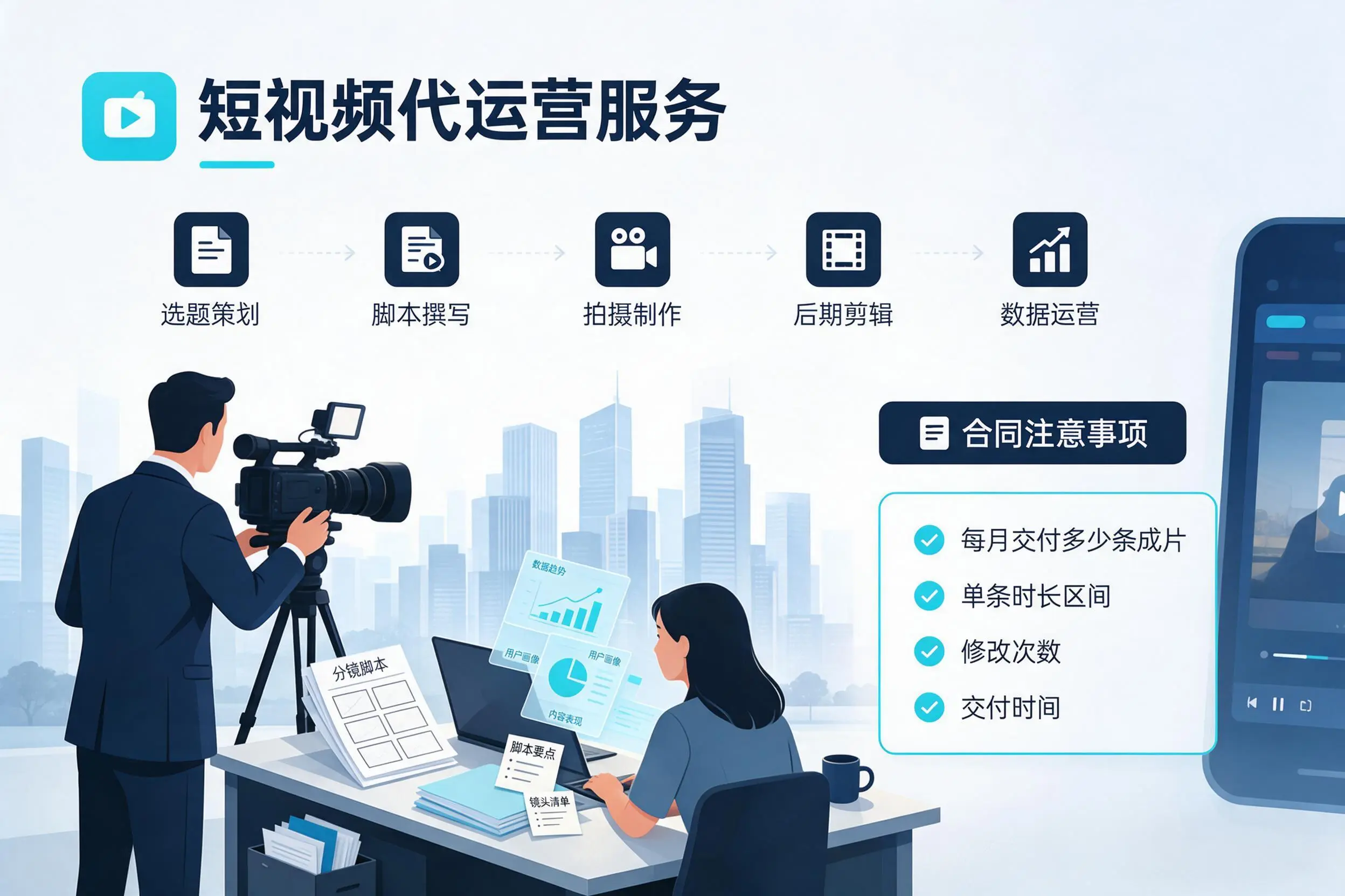 短视频代运营包含哪些服务?兴安企业常见问题科普