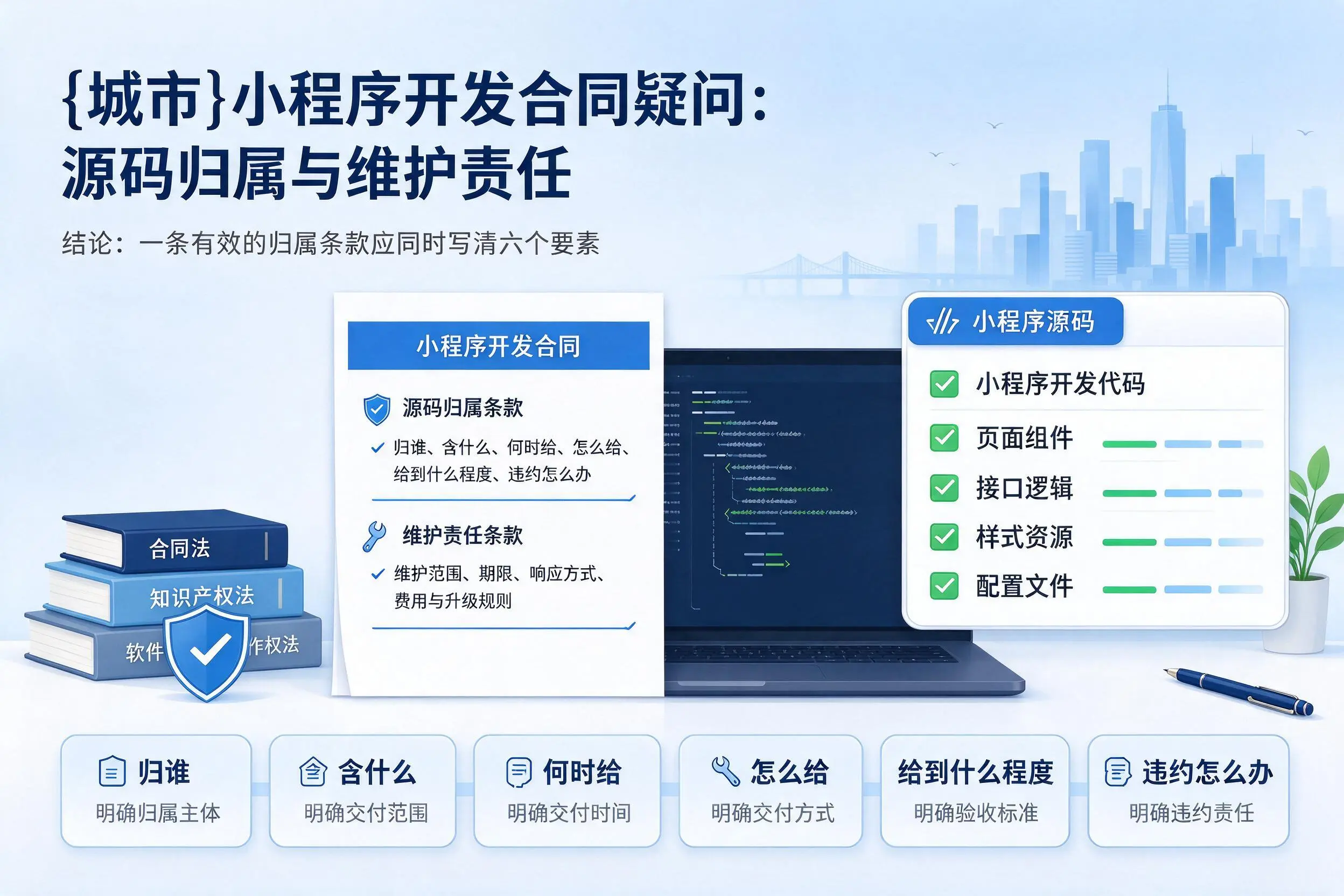 兴安小程序开发合同疑问：源码归属与维护责任