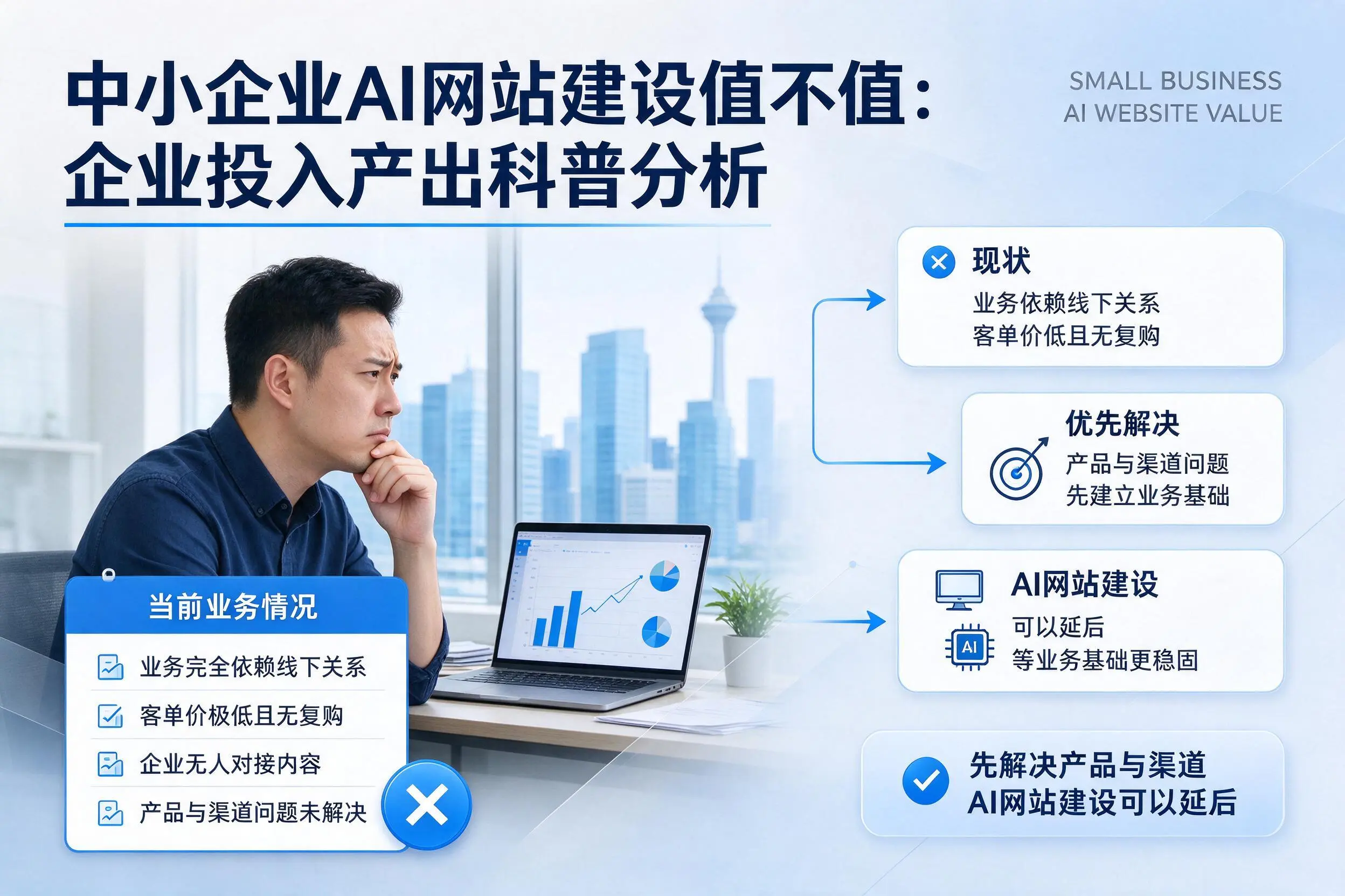 中小企业AI网站建设值不值：兴安企业投入产出科普分析
