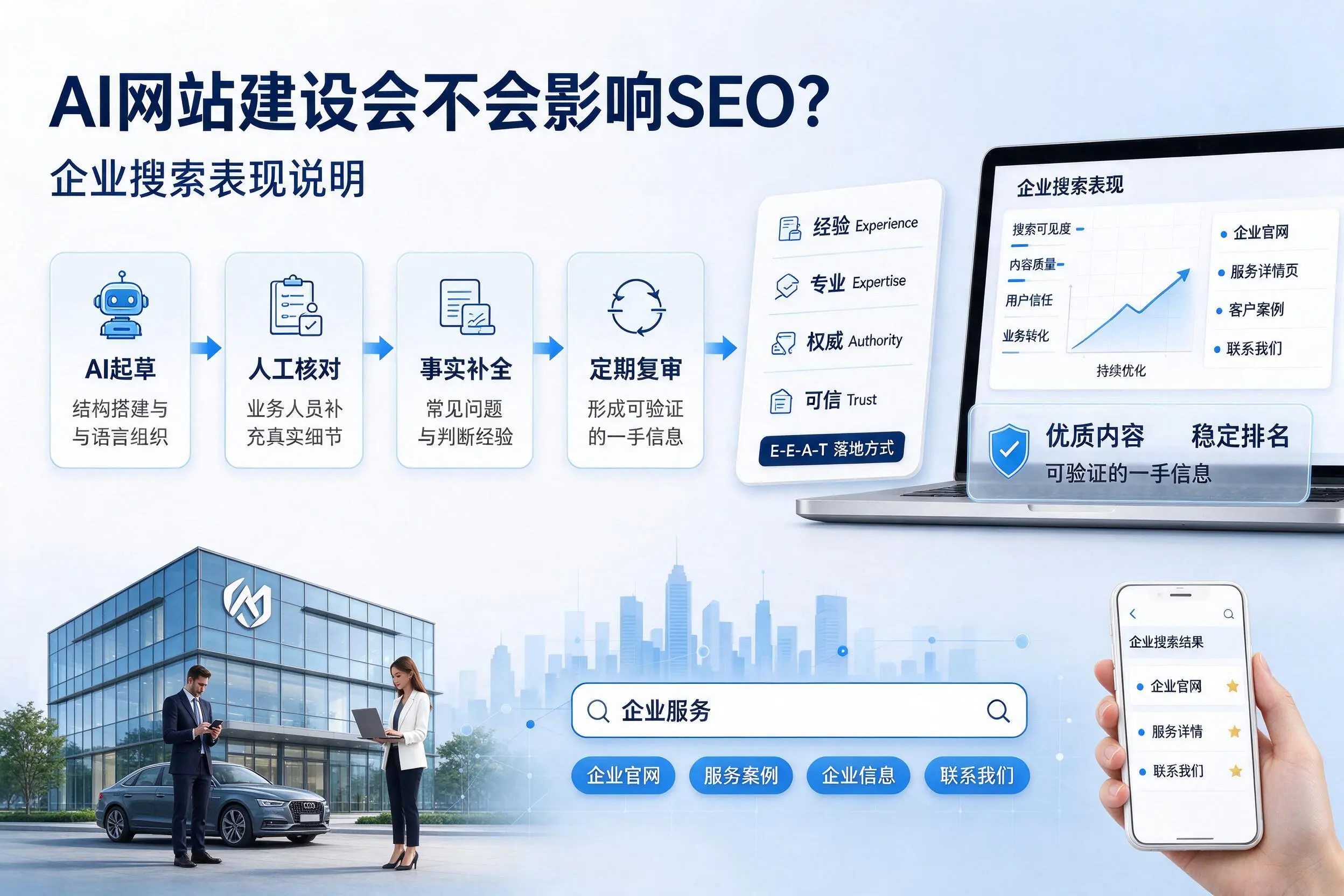 AI网站建设会不会影响SEO?兴安企业搜索表现说明