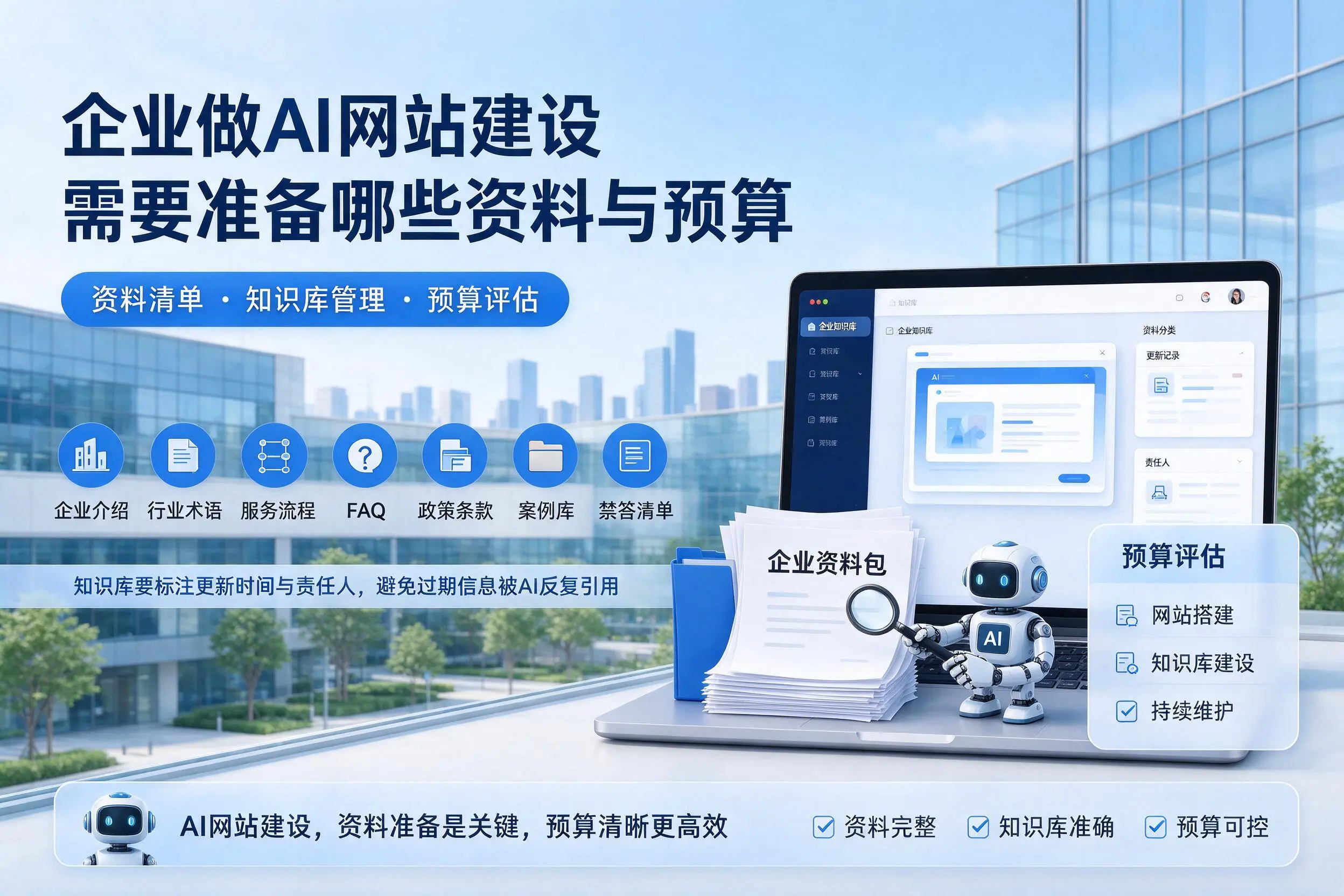 兴安企业做AI网站建设需要准备哪些资料与预算