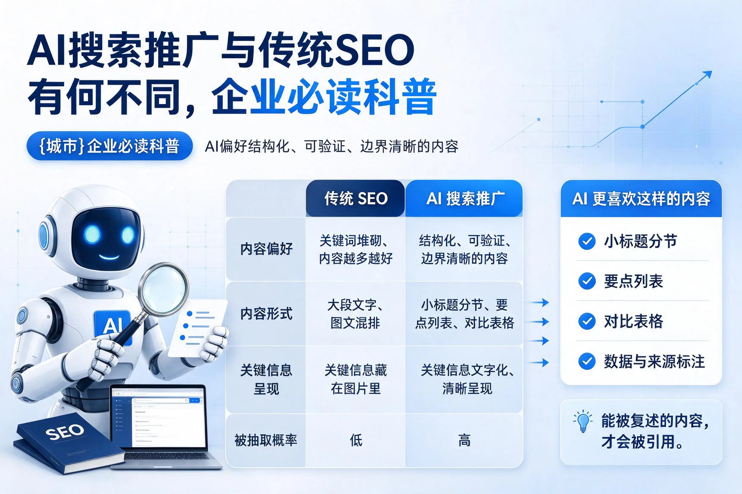AI搜索推广与传统SEO有何不同，兴安企业必读科普